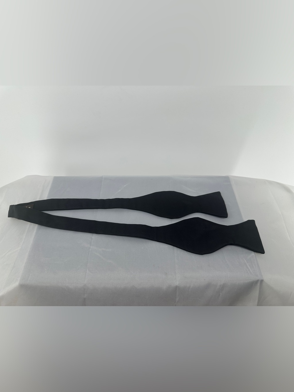 Neiman Marcus black silk bow tie
